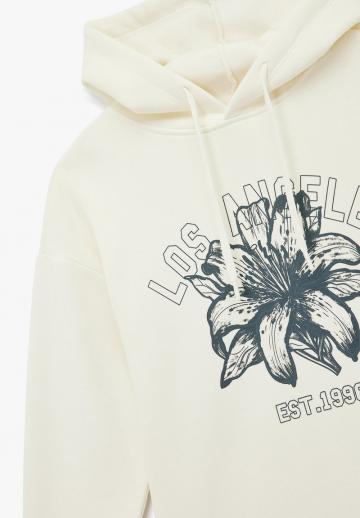 Пуловер с капюшоном