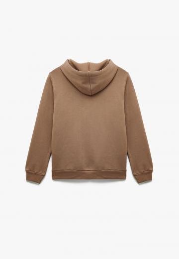 Пуловер с капюшоном