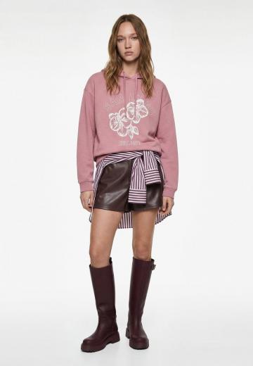 Пуловер с капюшоном