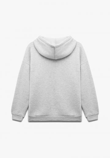 Пуловер с капюшоном