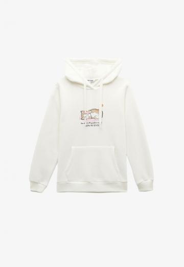 Пуловер с капюшоном