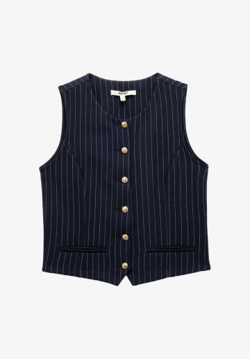 Джинсовая жилетка