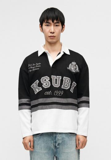 Поло с длинным рукавом