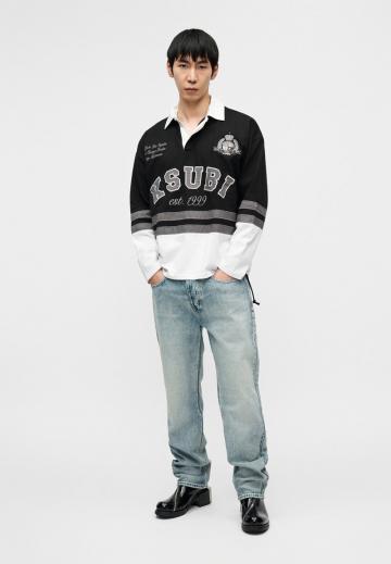 Поло с длинным рукавом