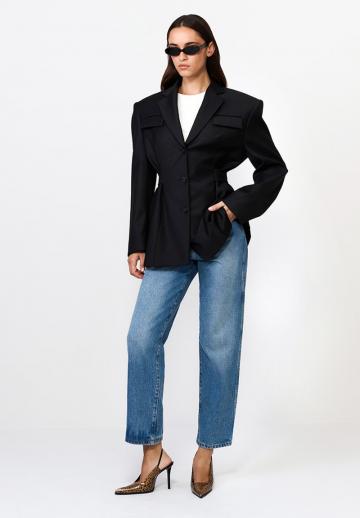 Прямые джинсы