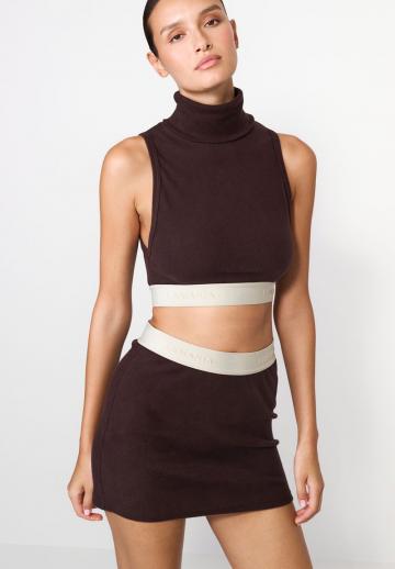 Юбка с накладными карманами