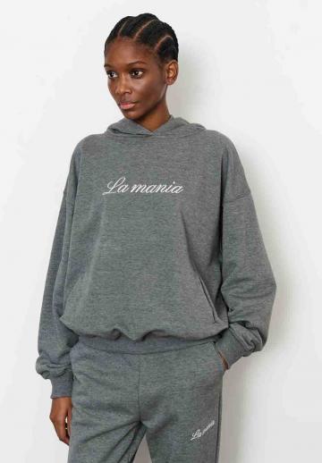 Пуловер с капюшоном