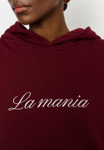 Пуловер с капюшоном