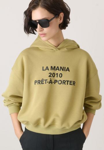 Пуловер с капюшоном