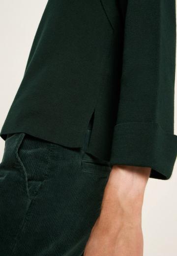 Пуловер с рукавом три четверти