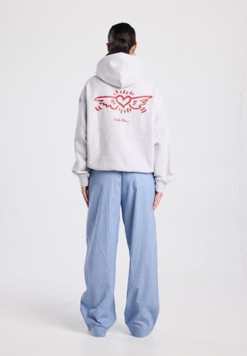 Пуловер с капюшоном