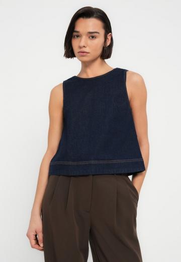 Джинсовая блузка