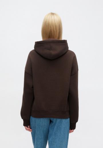 Пуловер с капюшоном