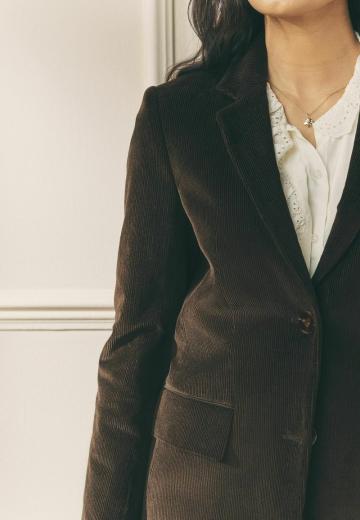 Длинный блейзер