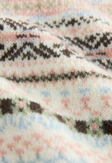 Пуловер в полоску