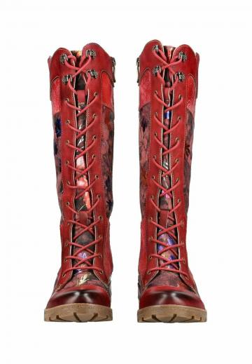 Сапоги на шнуровке