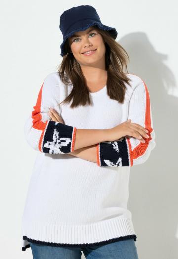 Длинный пуловер