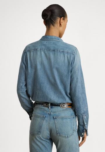 Джинсовая блузка