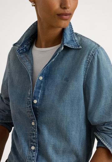 Джинсовая блузка