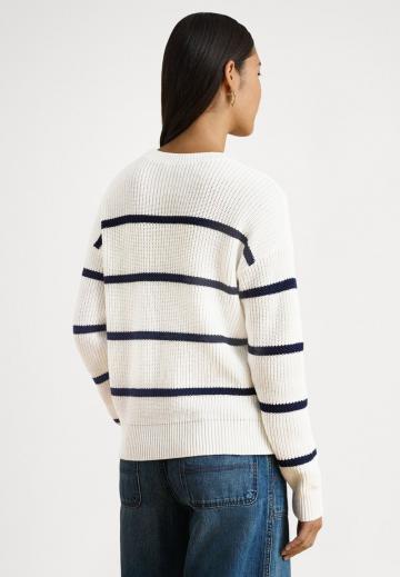Пуловер в полоску