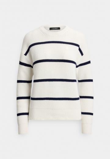 Пуловер в полоску