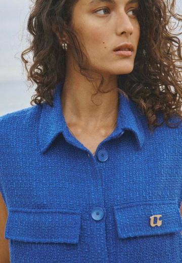 Джинсовая жилетка