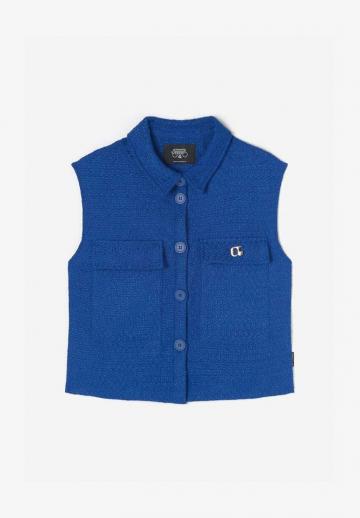 Джинсовая жилетка