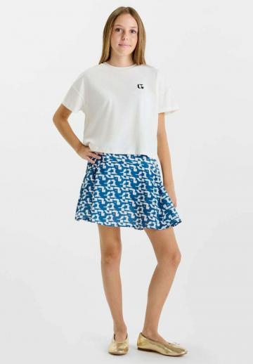 Юбка с воланами