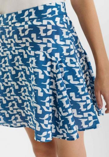 Юбка с воланами