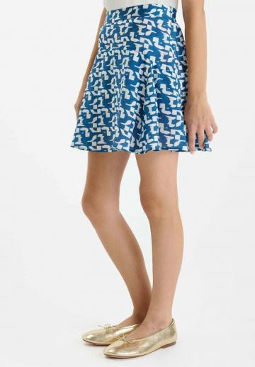 Юбка с воланами