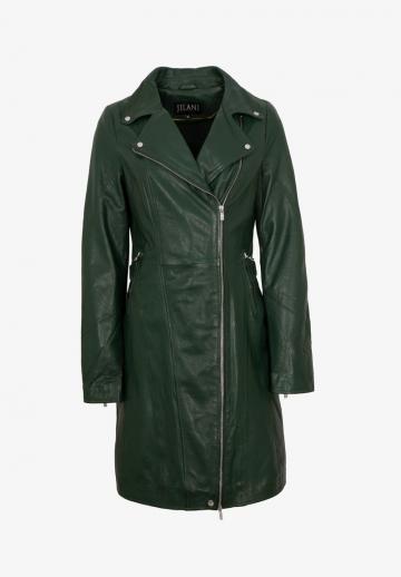 Кожаное пальто