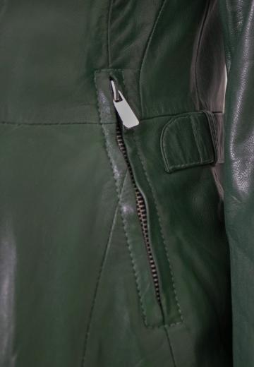 Кожаное пальто