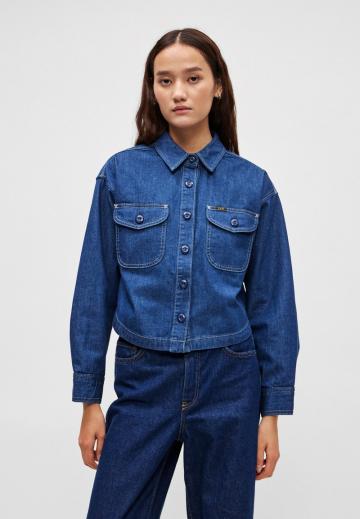 Джинсовая блузка