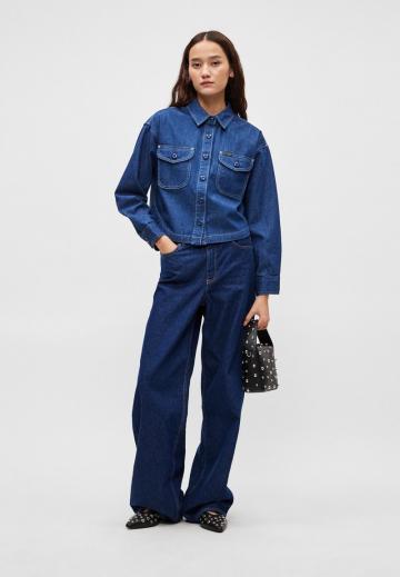 Джинсовая блузка