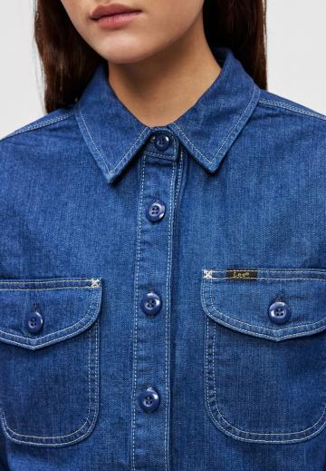 Джинсовая блузка