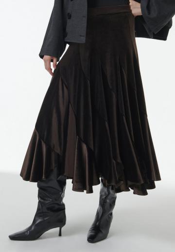 Юбка с воланами