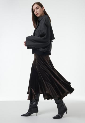 Юбка с воланами