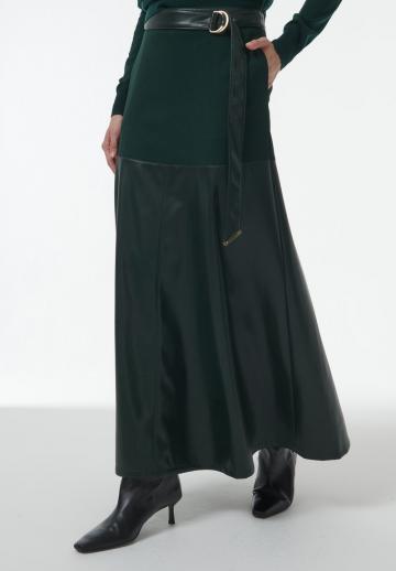 Кожаная юбка