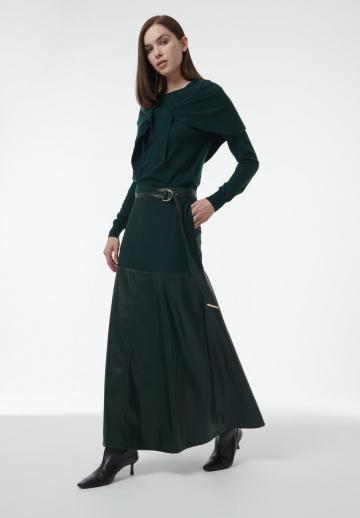 Кожаная юбка