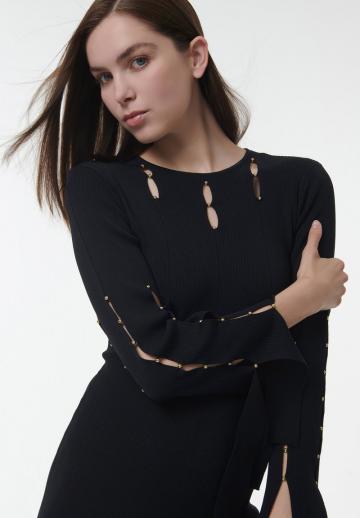 Вязаное платье