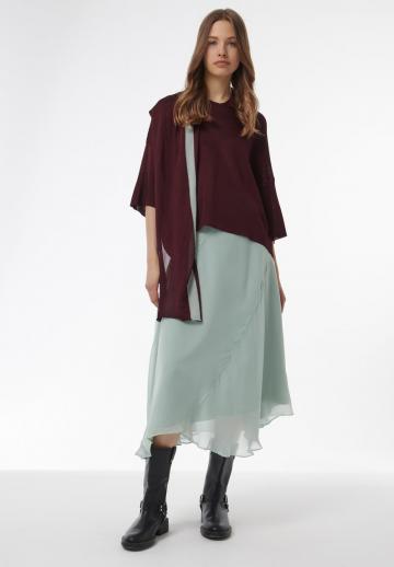 Пуловер с рукавом три четверти