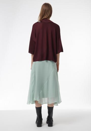 Пуловер с рукавом три четверти