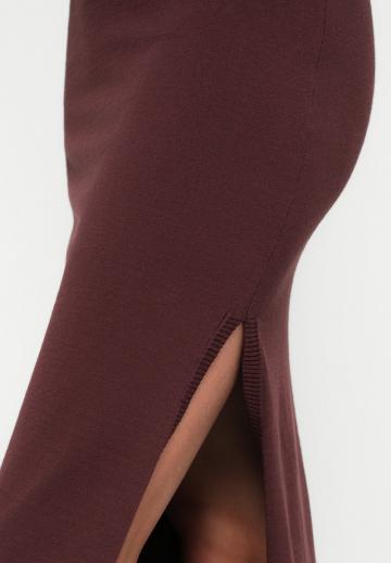 Вязаное платье