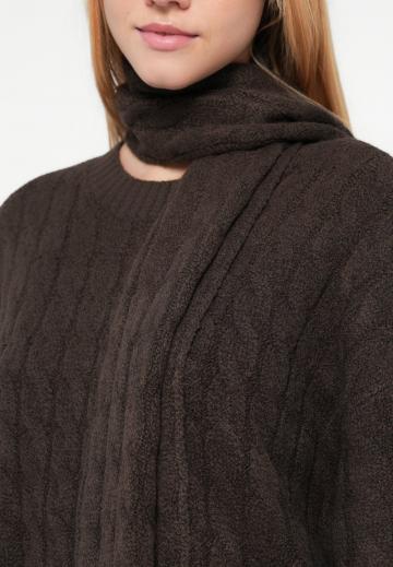 Длинный пуловер