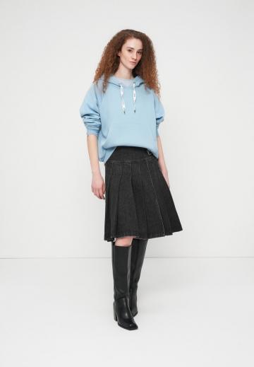 Пуловер с капюшоном