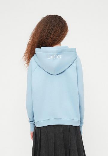 Пуловер с капюшоном