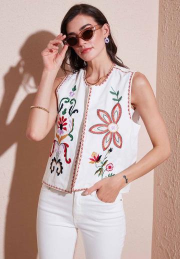 Джинсовая жилетка