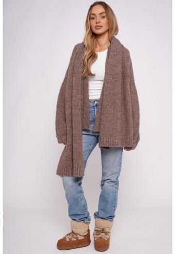 Длинный жилет