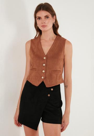 Джинсовая жилетка