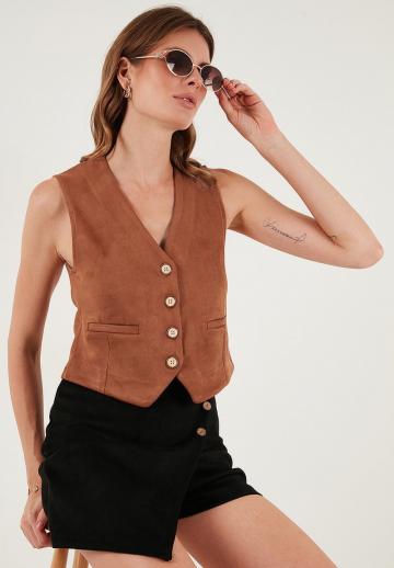 Джинсовая жилетка